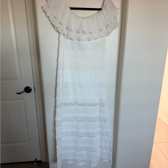 SHEIN Strapless White Lace Dress - Picture 6 of 6